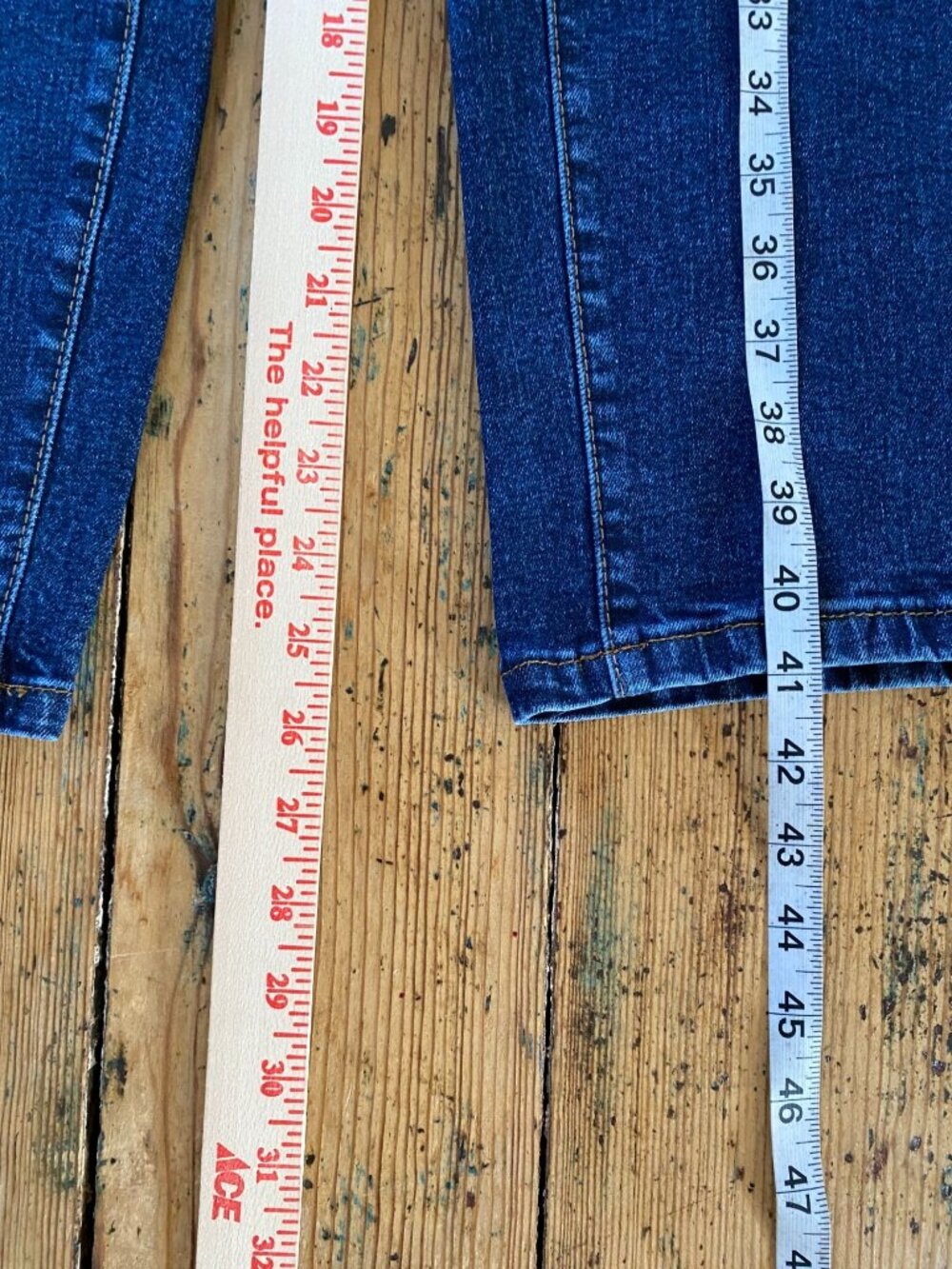NWT Sonoma Womens Plus High Rise Curvy Straight Jeans 22W Medium Classic Denim - Picture 7 of 7